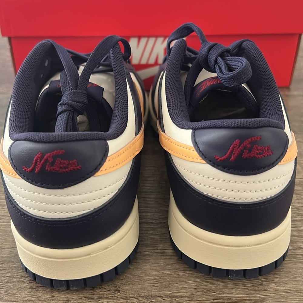 Nike Dunk Low Retro - From Nike To You Midnight Navy - DS - Men’s Size 9 - Picture 7 of 10